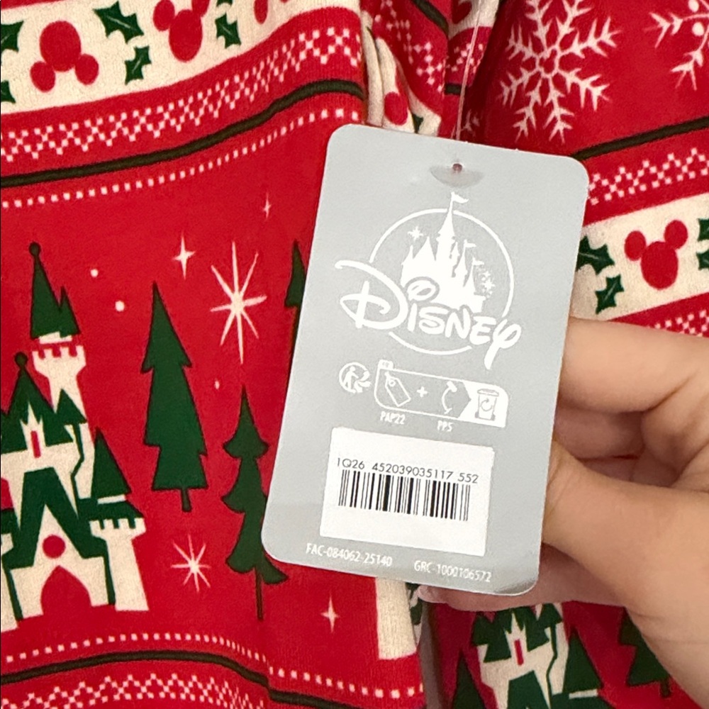Mickey Mouse Icon Holiday Christmas One-Piece Pajama for Adults | Disney Store - Picture 6 of 7